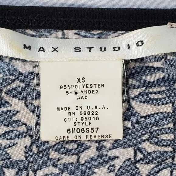 Donating Soon! Max Studio Belted Wrap Dress, Size XS - Picture 6 of 7